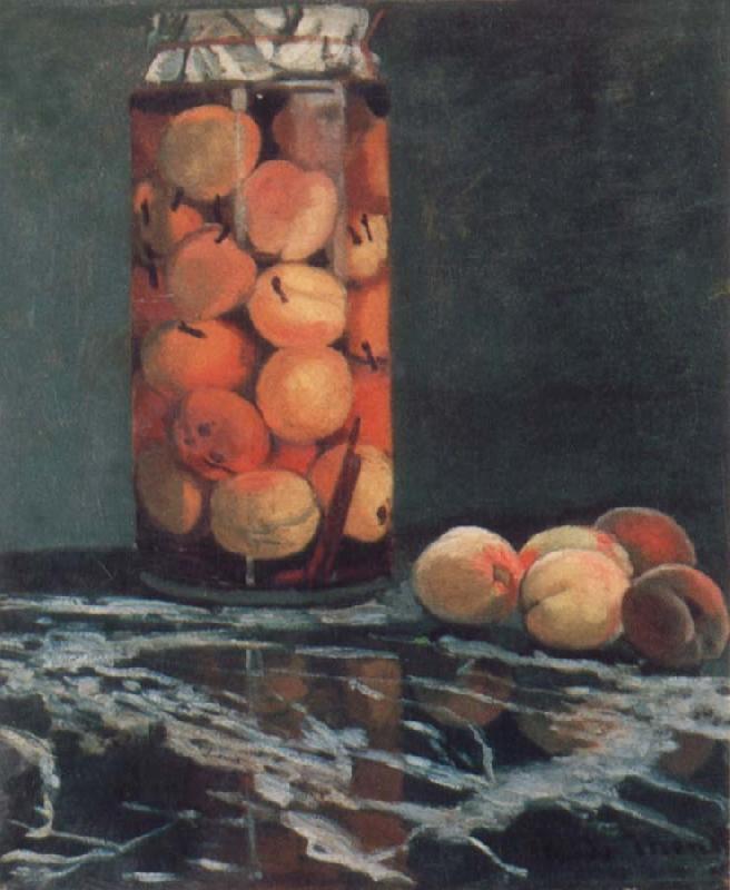 Claude Monet Jar of Peaches oil painting picture